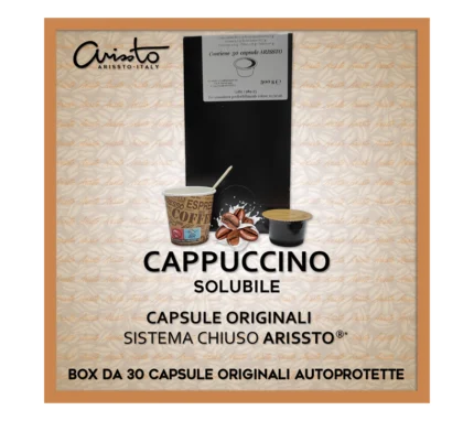 Capsule Cappuccino Sistema Chiuso Arissto – 30 Caps