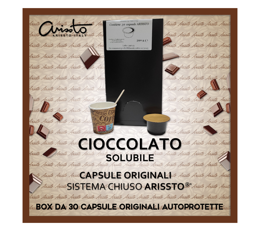 Capsule Cioccolato Sistema Chiuso Arissto – 30 Caps