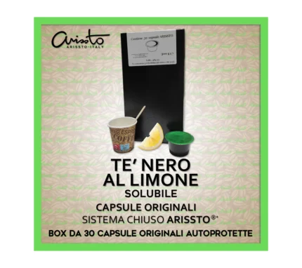 Capsule Tè Nero Al Limone Sistema Chiuso Arissto – 30 Caps
