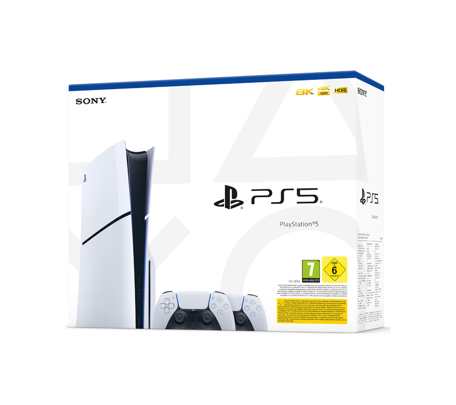 Sony PlayStation 5 slim 1Tb + 2° DualSense - immagine 2